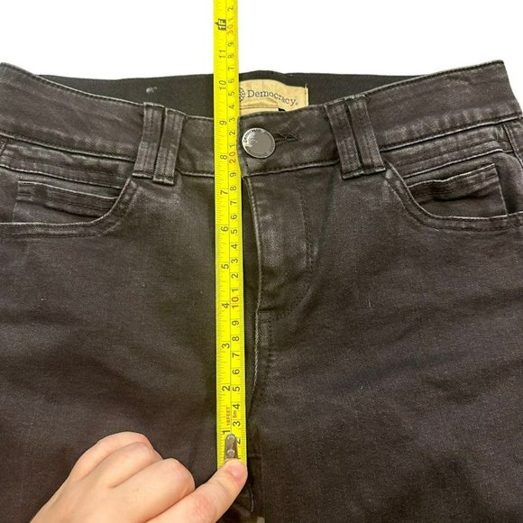 Democracy "Ab"solution Ab Technology Black Skinny Jeans Womens 4 - Picture 4 of 5